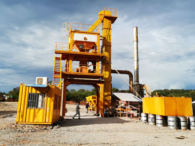 LB500瀝青攪(jiao)拌站