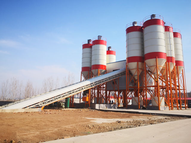 HZS180商品混凝土攪(jiao)拌站