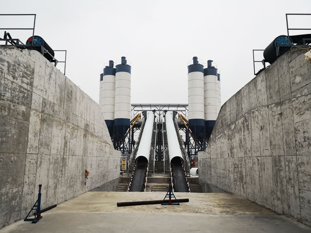 HZS120水(shuǐ)工用混凝土攪(jiao)拌站